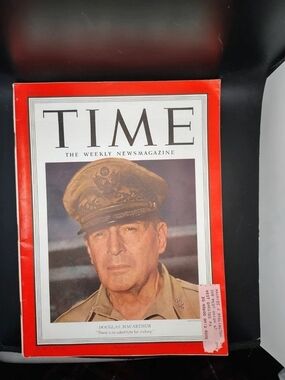 Vintage original copy of TIME Magazine from April 30, 1951 (Vol. LVII No. 18).